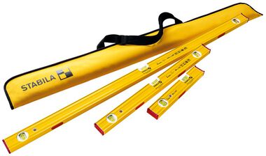 Stabila Magnetic Pro Set Type 80 ASM-2 Level Set 48 24 and 12
