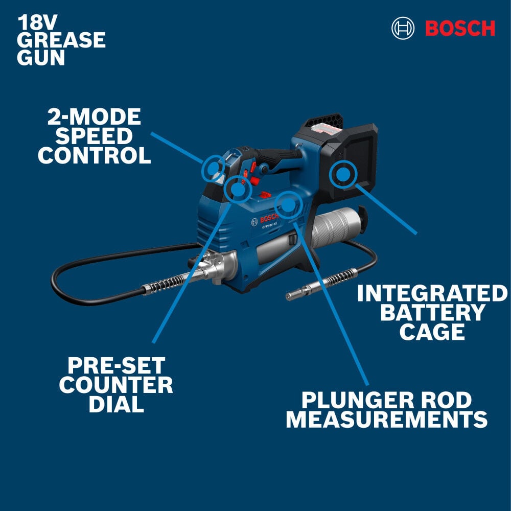 Bosch 18V Grease Gun Kit, large image number 2