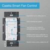 Lutron Caseta 120V 1.5A 1P Gloss White Wireless Smart Fan Speed Control, small image number 3