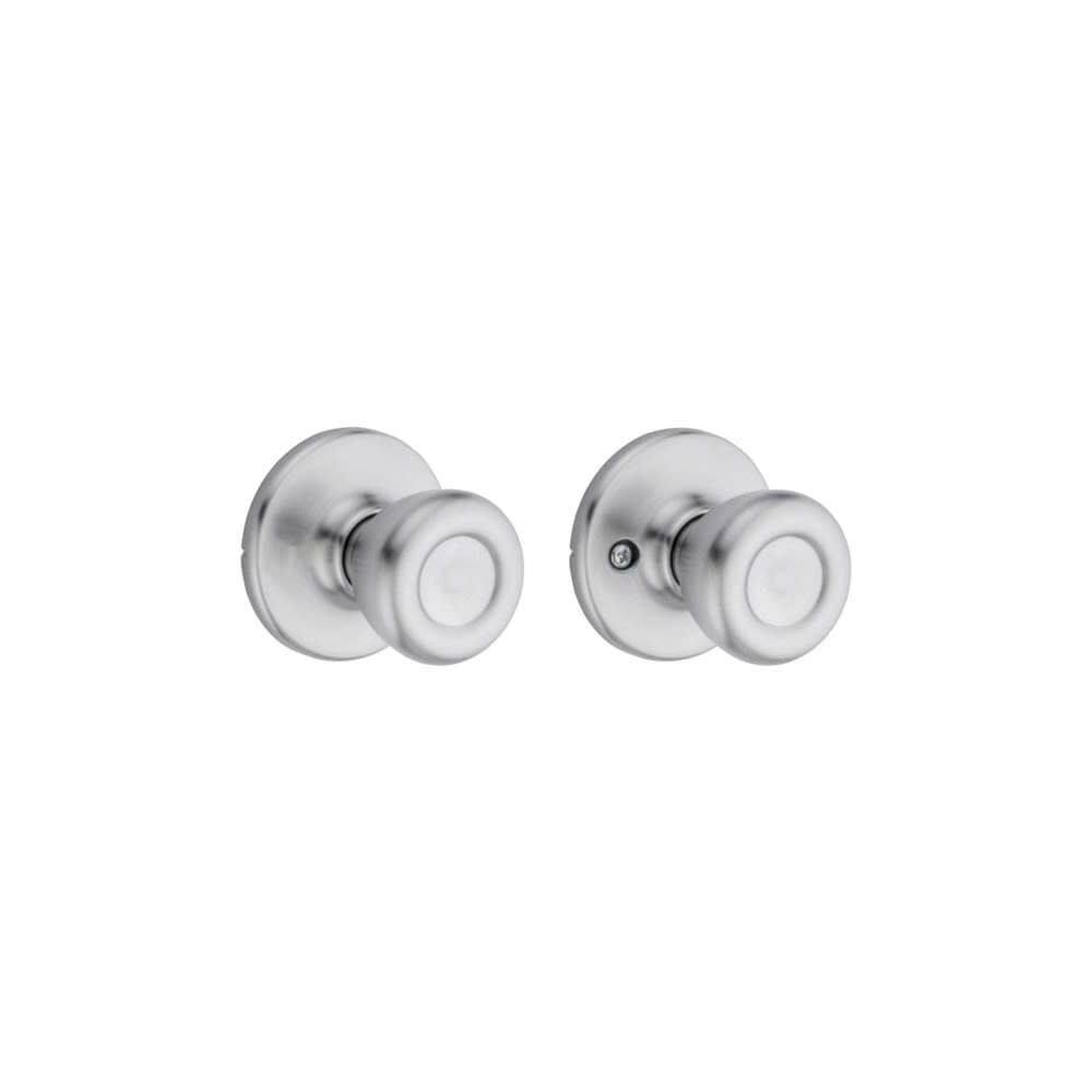 Kwikset Satin Chrome Hall/Closet Tylo Passage Door Knob Set – 92001-514