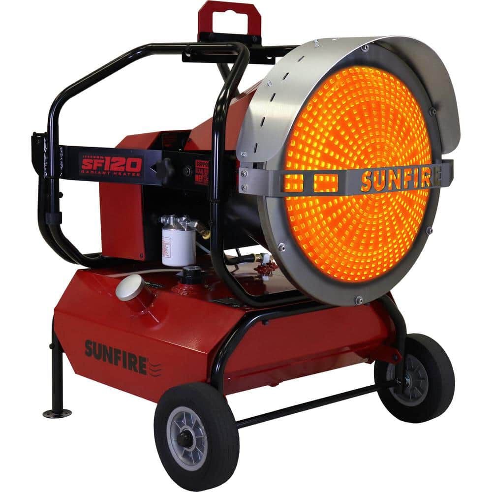 Sunfire SF120 120,000 Btu 2800 Square-Foot Area Diesel/Kerosene Radiant Heater, large image number 3