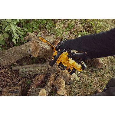DEWALT 20V MAX 12" Cordless Chainsaw (Bare Tool) - Brushless Motor, Up To 100 Cuts Per Charge, Gas-Free Operation