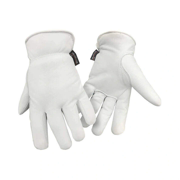 Hand Armor Goatskin Heatlok Lined Driver Gloves White 3XL