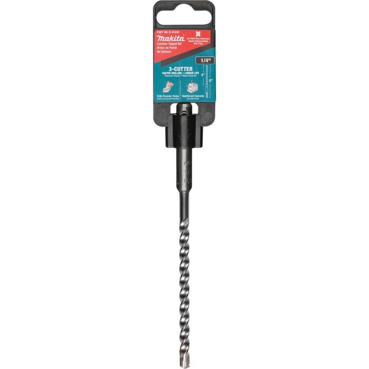 Makita 1/4in x 6in SDS Plus Bit 3 Cutter, large image number 13