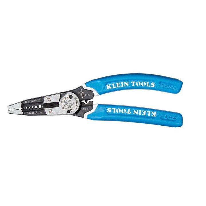 Klein Tools Klein-Kurve Heavy-Duty Wire Stripper/Cutter/Crimper Multi Tool 8-20 AWG, large image number 2