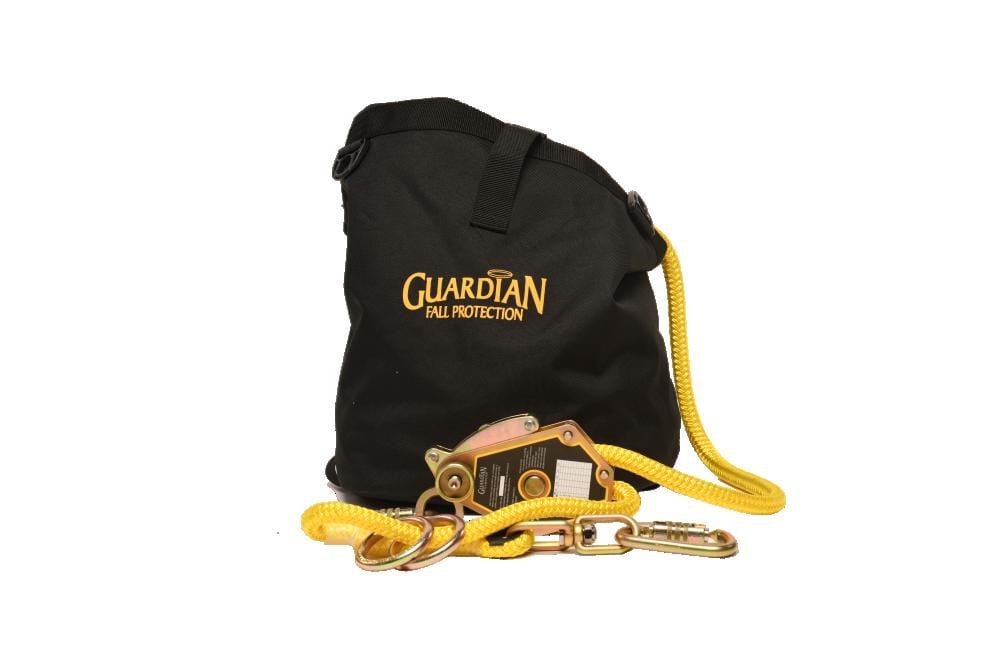 Guardian Fall Protection 100′ Rope Horizontal Temporary Lifeline (HTL) Kit – 04665