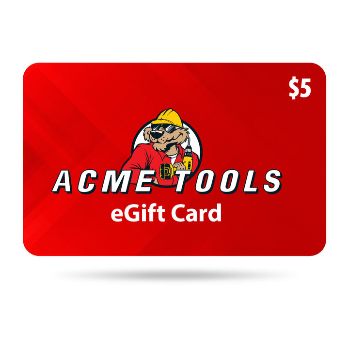 Acme Tools $5 Gift Card - Email Delivery