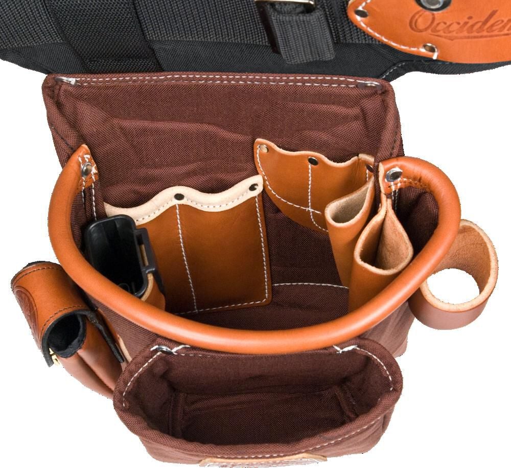 Occidental Leather Adjust-to-Fit Fat Lip Tool Bag Set - Cafe, large image number 6