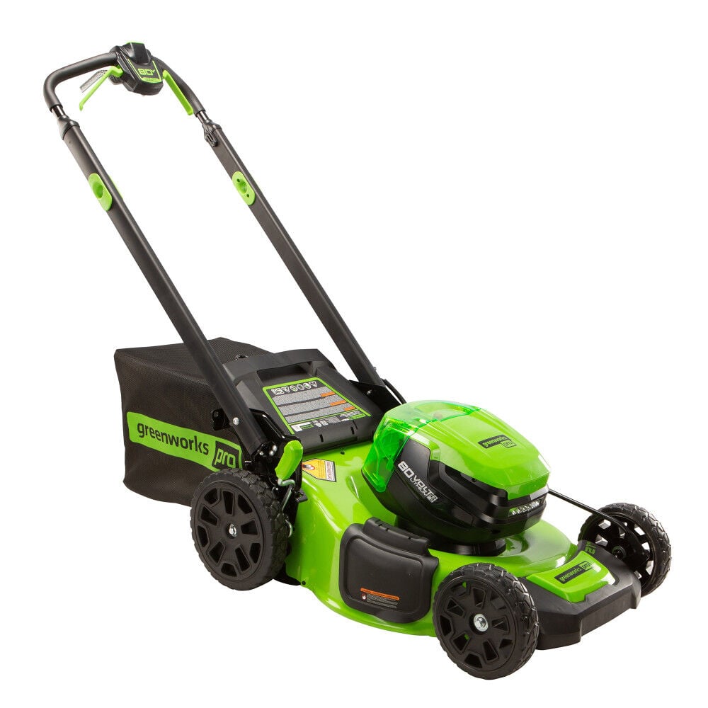 Greenworks 80V 21in Cordless Self Propelled Lawn Mower Kit with 5Ah Battery & Charger, large image number 2