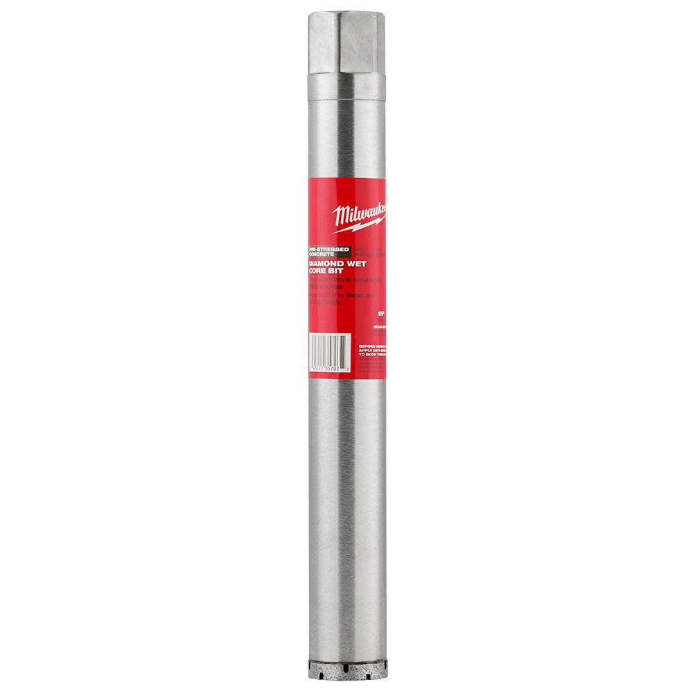 Milwaukee 1-1/2 in. Pre-stressed Diamond Wet Core Bit, large image number 1
