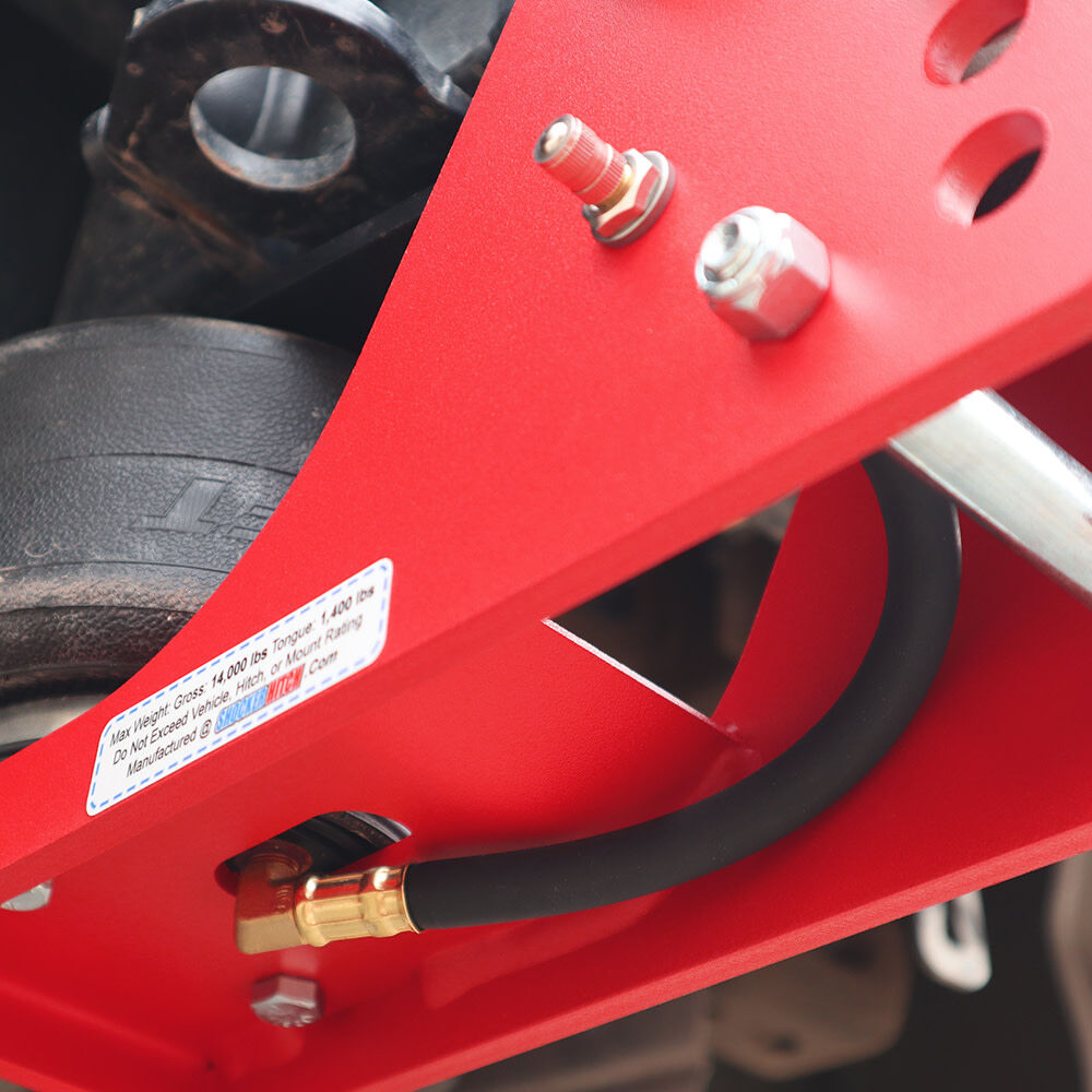 Shocker Hitch 14K 2 Inch Air Hitch with Pintle & 2 Inch Ball, large image number 6