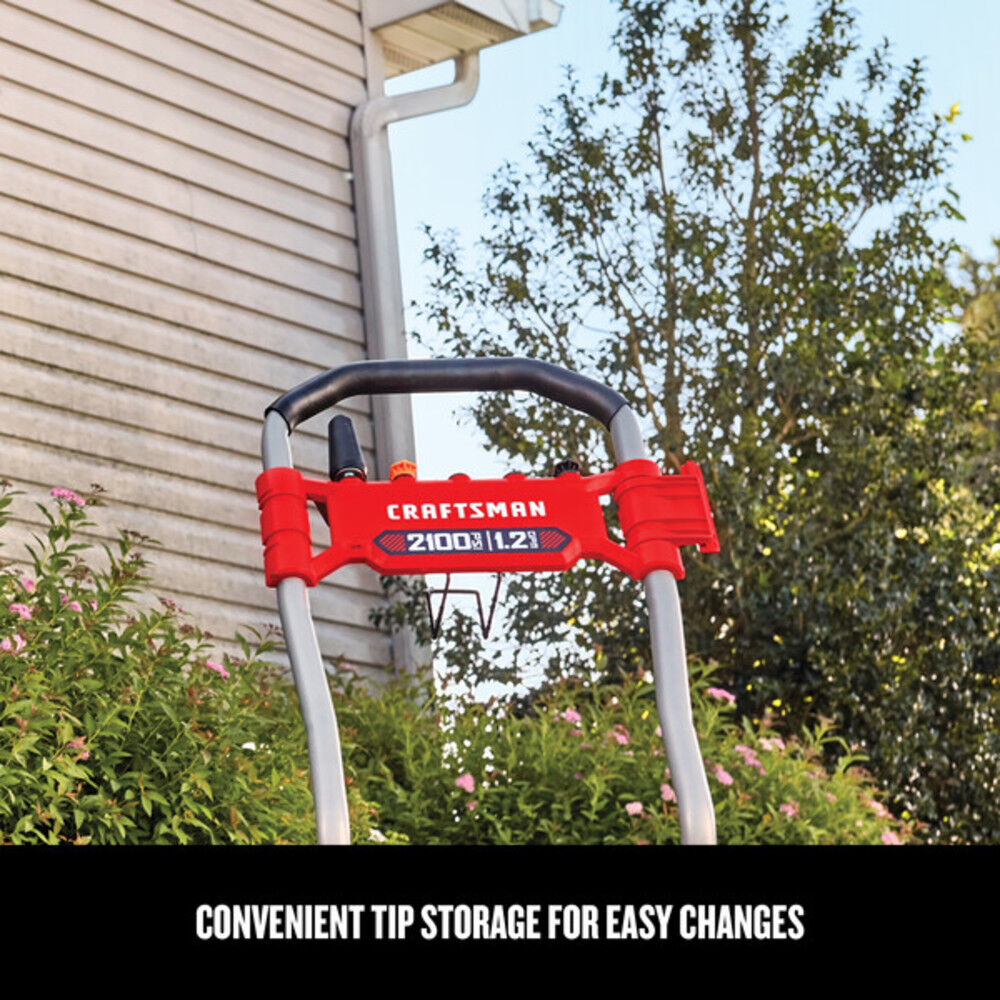 CRAFTSMAN 2100 PSI 1.2 GPM Electric Cold Water Pressure Washer with 5 Spray Nozzles, large image number 8