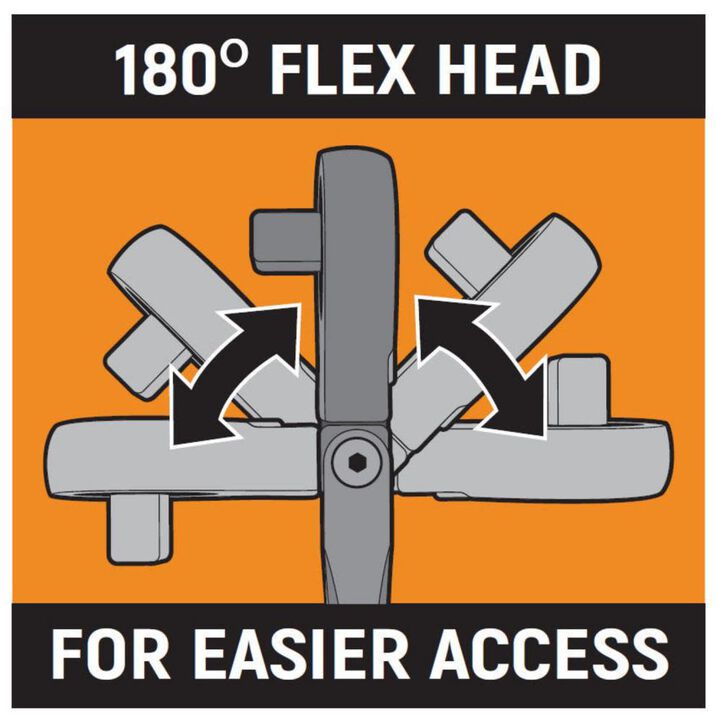 GEARWRENCH 120XP Ratchet Set 1/4 Inch & 3/8 Inch Drive Locking Flex Head 2 Pieces, large image number 4