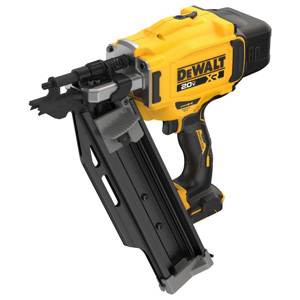DEWALT 20V Max XR 21 Degree Plastic Collated Duplex Nailer (Bare Tool) and 8D 2-3/4 Inch x 0.131 Inch Collated Duplex Nail Bundle, large image number 10