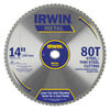 Irwin 14in x 80T Master Combination Ferrous Steel 1in Arbor - Carded, small