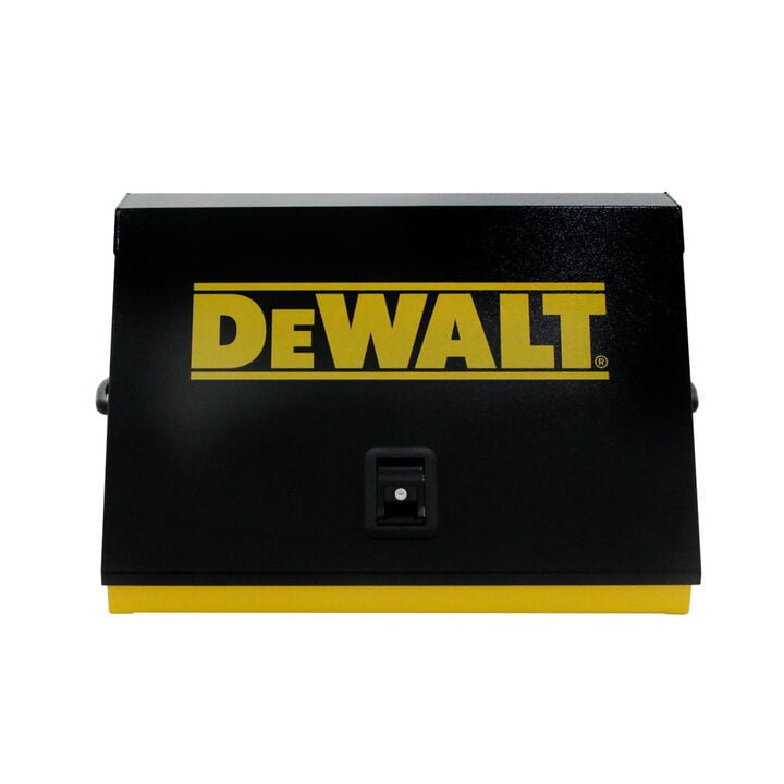 DEWALT 36 Inch x 17 Inch Black Lid and Yellow Body Triangle Toolbox - TOOLBOX ONLY, large image number 5