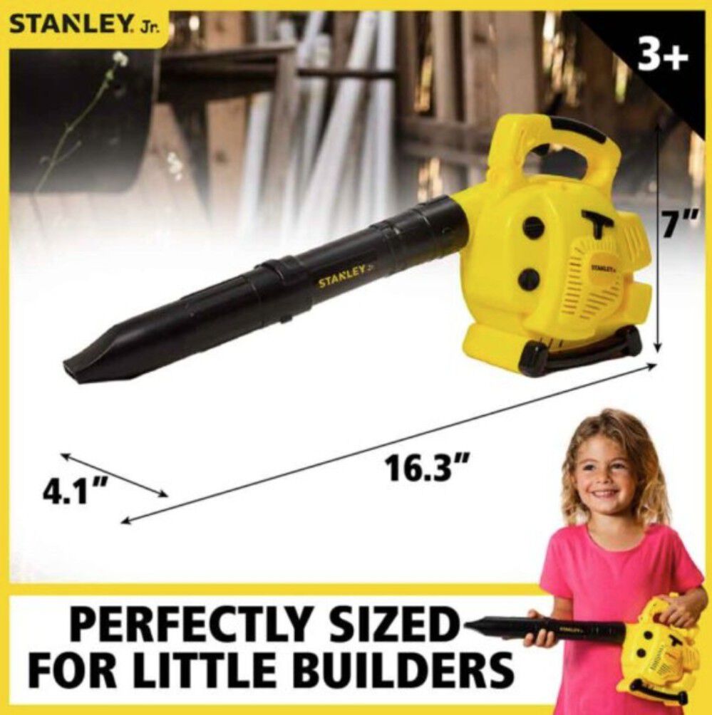 Stanley Jr Kids Battery-Powered Leaf Blower Toy, large image number 6