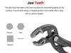 Tekton 10 Inch Angle Nose Push Button Adjustable Pliers, small image number 3