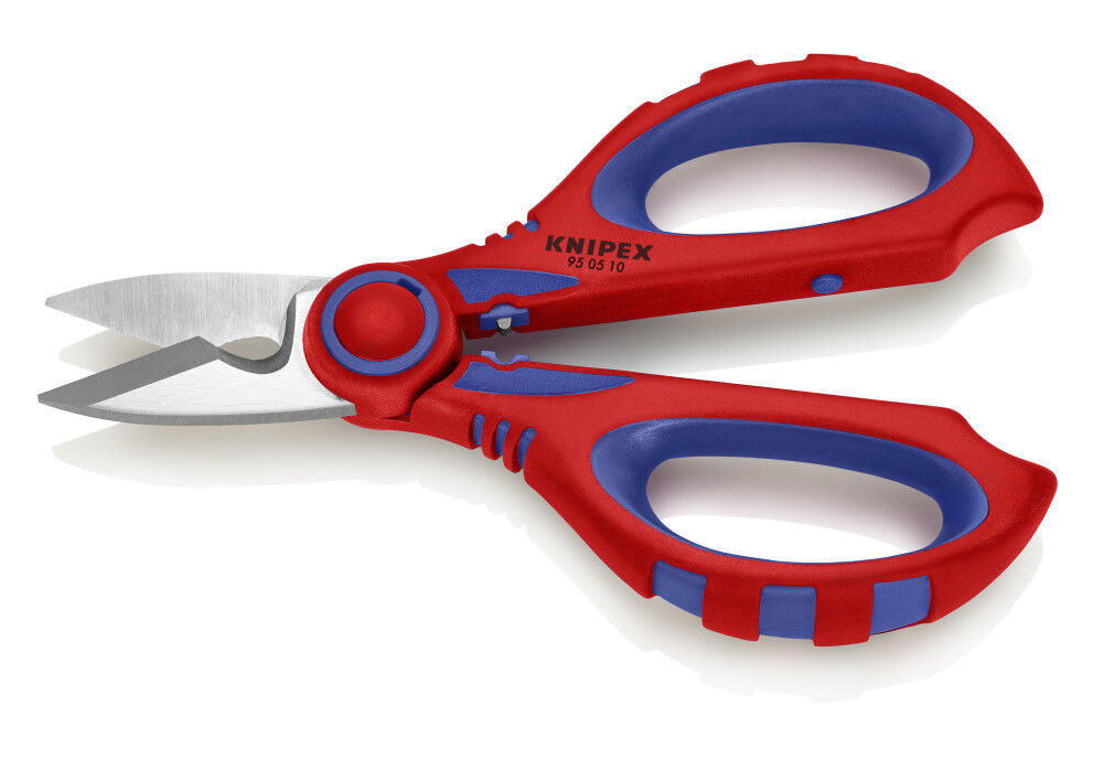 Knipex 6-1/4 Inch Stainless Steel Electricians Shear with Crimper, large image number 2