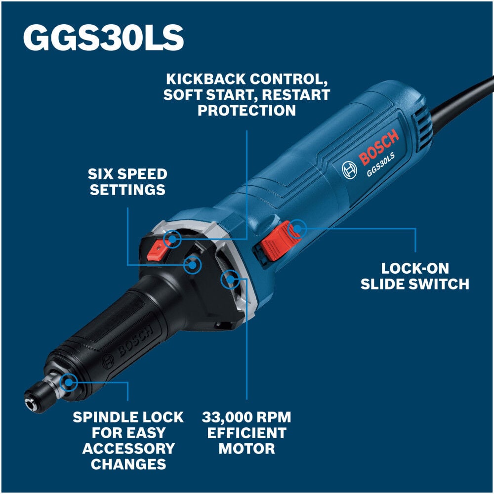 Bosch 6 Amp Die Grinder With Slide Switch, large image number 2
