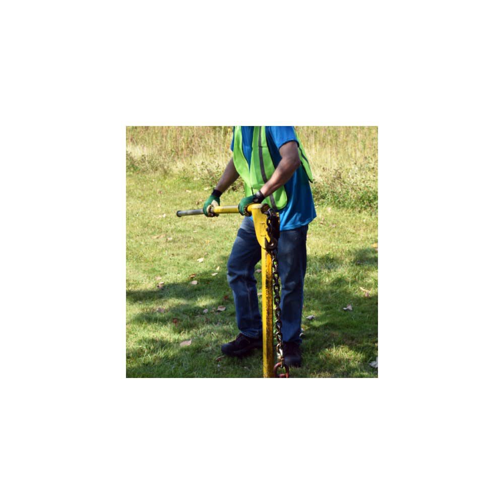 Rhino Tool MP 3 3 Ton Load Capacity High Grade Steel Manual Post Puller Only, large image number 2