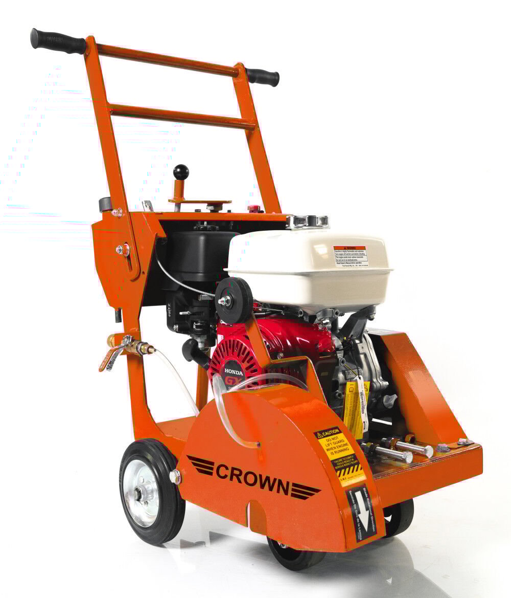 Crown Construction Equipment 14 Inch Walk Behind Concrete Saw – TCS14-GH8