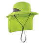 Ergodyne Ranger Hat with Neck Shade, Lime Green, L/XL