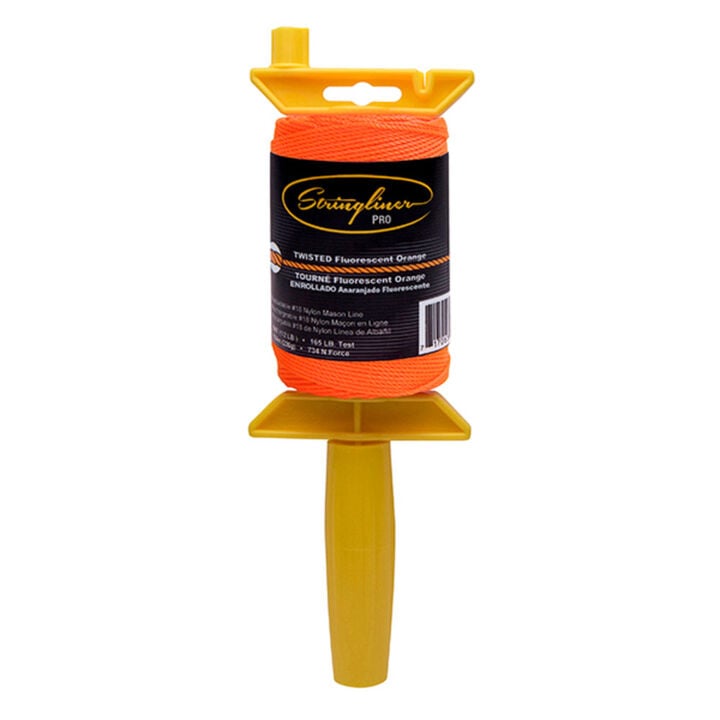 Stringliner Pro Twisted Line Reel 540 ft HIGH VIS ORANGE