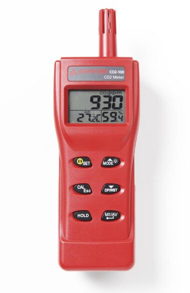 Amprobe LCD 4/AA Battery CO2 Meter