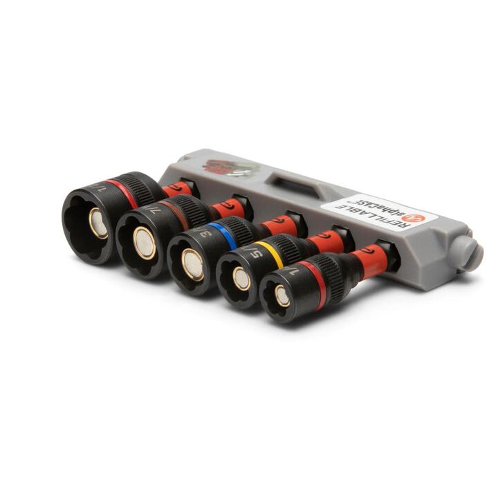 Crescent APEX Promotional Bolt Biter Impact Nut Driver and Extractor Set 5pc, large image number 4