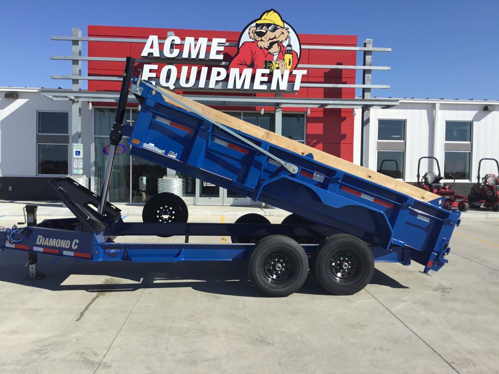 Diamond C LPT 14 Ft Heavy Duty Telescopic Dump Trailer, large image number 14