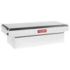 Weather Guard DEFENDER 61-3/4 x 19-1/2 x 17-3/4 Inch Aluminum Saddle Box Silver, small image number 1