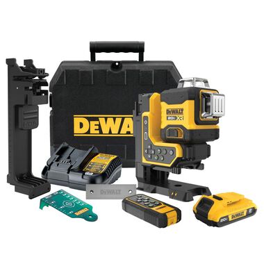 DEWALT 20V MAX XR Remote Control 360 Degree Line Laser Kit