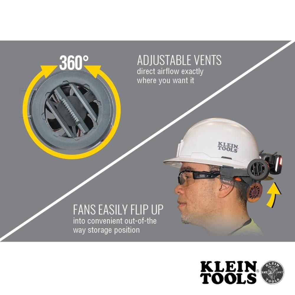 Klein Tools Hard Hat Lightweight Cooling Fan, large image number 3