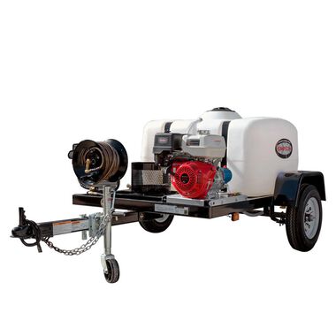 Simpson Cold Water Professional Gas Pressure Washer Trailer 4200 PSI