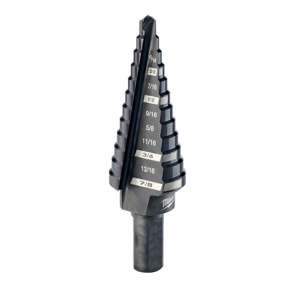 Milwaukee #4 Step Drill Bit 3/16 in. - 7/8 in. x 1/16 in., large image number 1