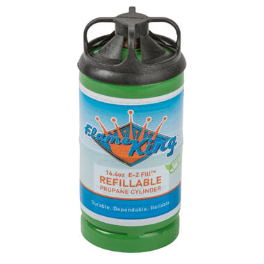 Flame King 1 lb Propane Cylinder Refillable Ships Empty