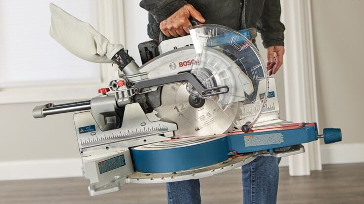 Bosch 18V 12 Inch Slide Miter Saw (Bare Tool) - Reconditioned, large image number 12