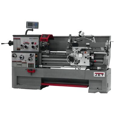 JET GH-1440ZX with ACU_RITE 303 DRO with Collet Closer Metalworking Lathe, large image number 0
