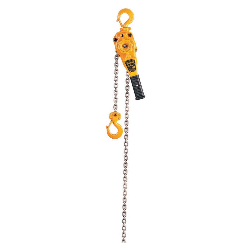 Harrington Hoist and Crane 1500 Lbs Load Capacity Lift Lever Chain Hoist 15 Ft. – LB008-15