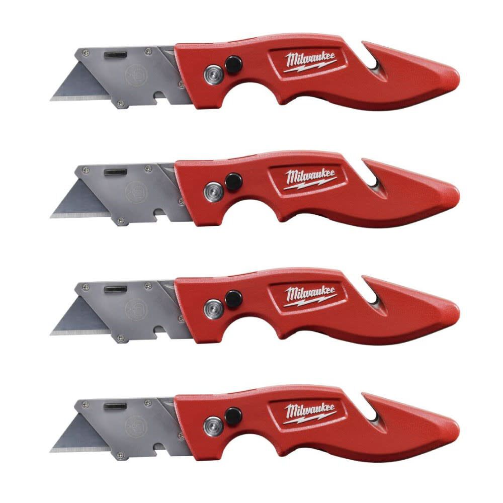 年末のプロモーション大特価！ Milwaukee Fastback 48-22-1901X4 Knife Utility Flip-Blade その他