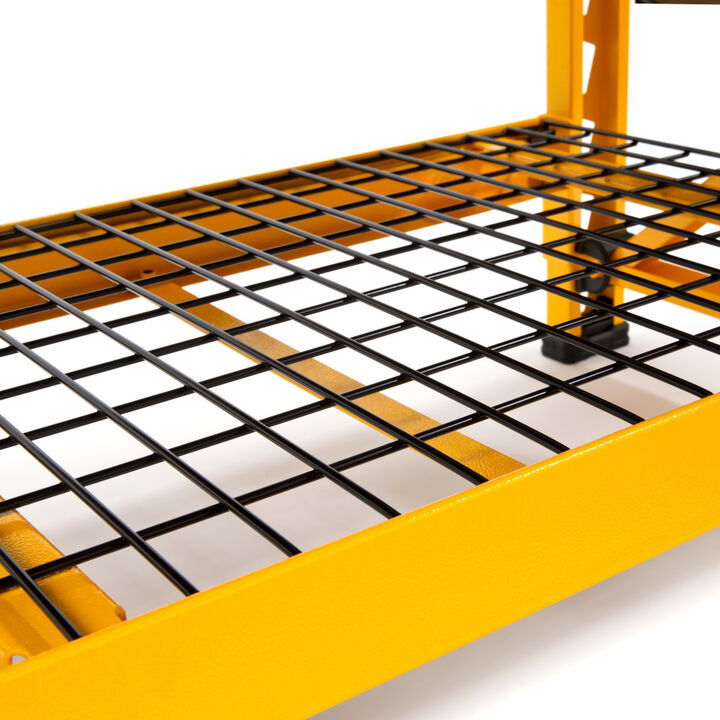 DEWALT Garage Bench with Wire Grid Storage Shelf, large image number 4