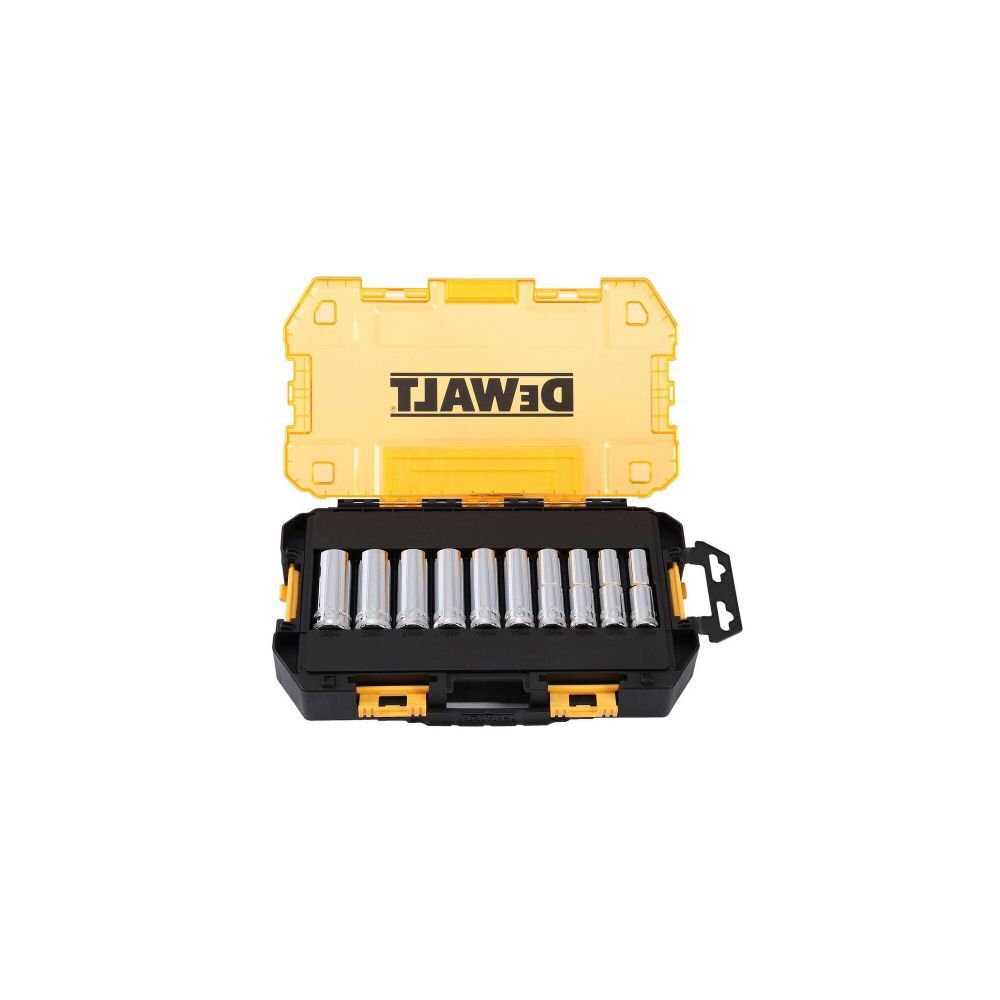 DEWALT 10 piece 1/2 In. Drive Deep Socket Set, large image number 5