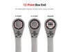 Tekton Reversible 12 Point RatchetIng CombInation Wrench Set 15 Piece, small image number 3