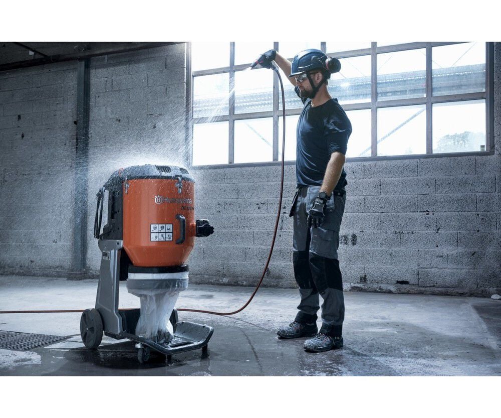 Husqvarna Construction DE 120 SH 3HP 120V 241 CFM Electric HEPA Dust Extractor Reconditioned, large image number 9