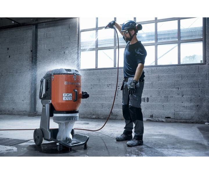 Husqvarna Construction DE 120 SH 3HP 120V 241 CFM Electric HEPA Dust Extractor Reconditioned, large image number 8