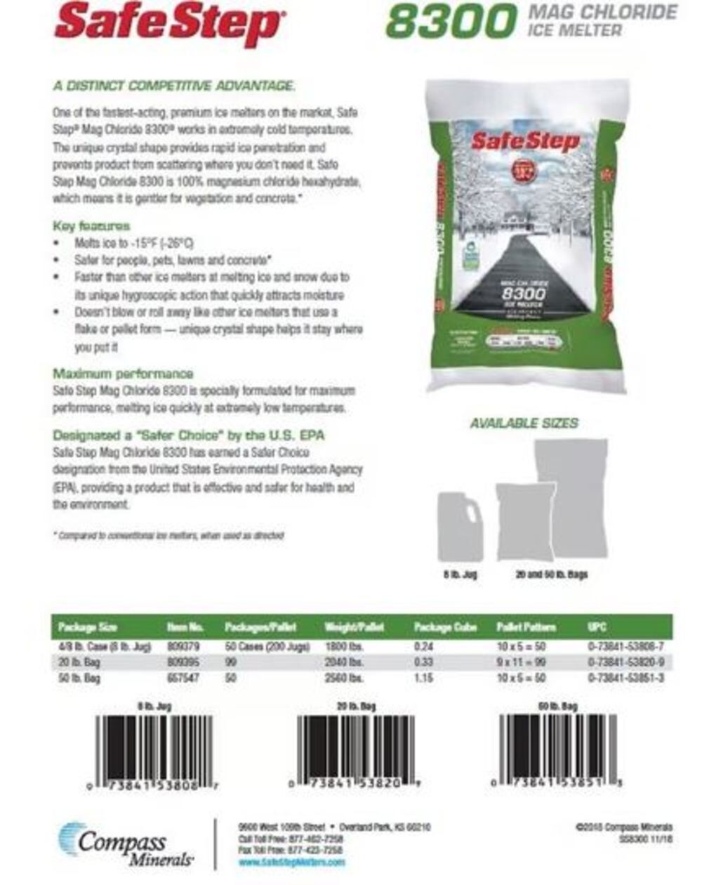Safe Step Mag Chloride 8300 8 Lb. Jug of Ice Melter, large image number 4