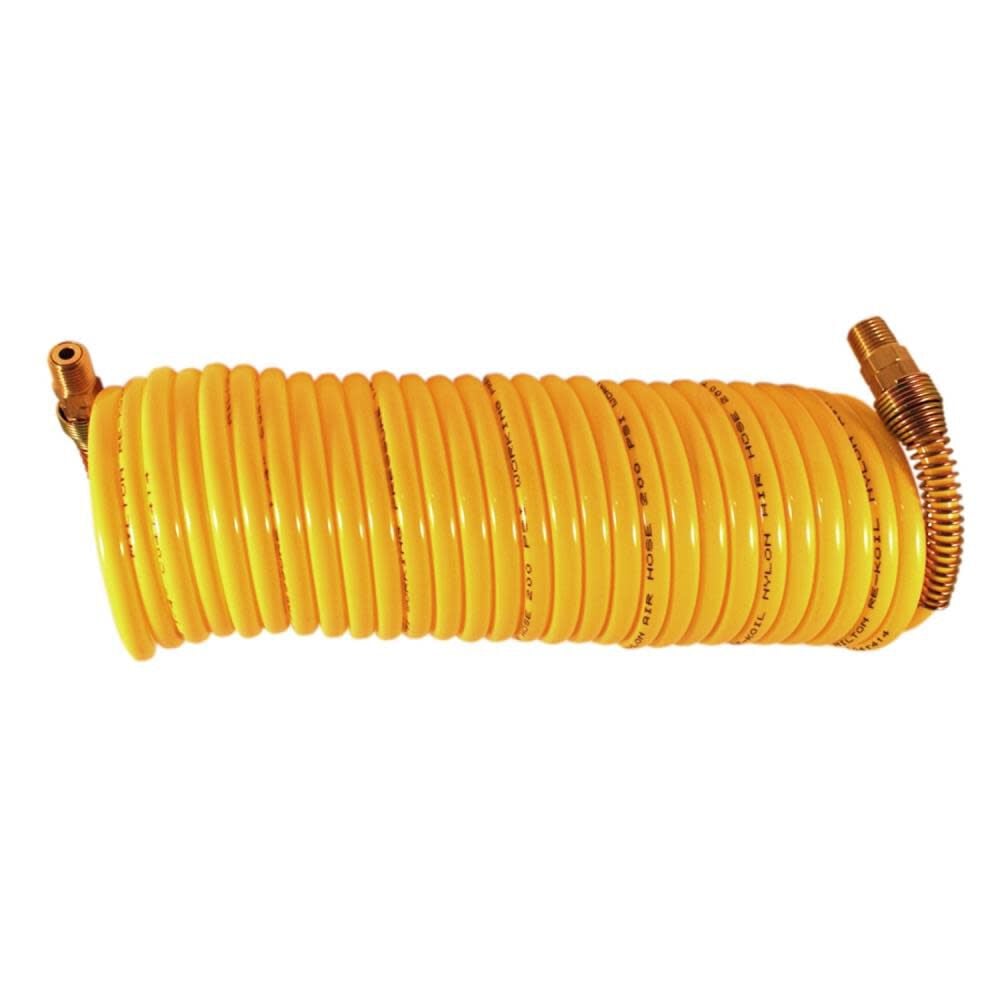 Milton Coiled Nylon Air Hose 12 Ft. 1/4 In. ID, large image number 1