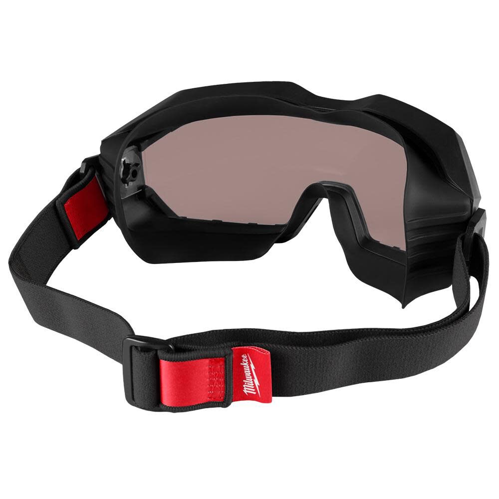 Milwaukee Vented Goggles - Tinted Dual Coat Lens, large image number 3