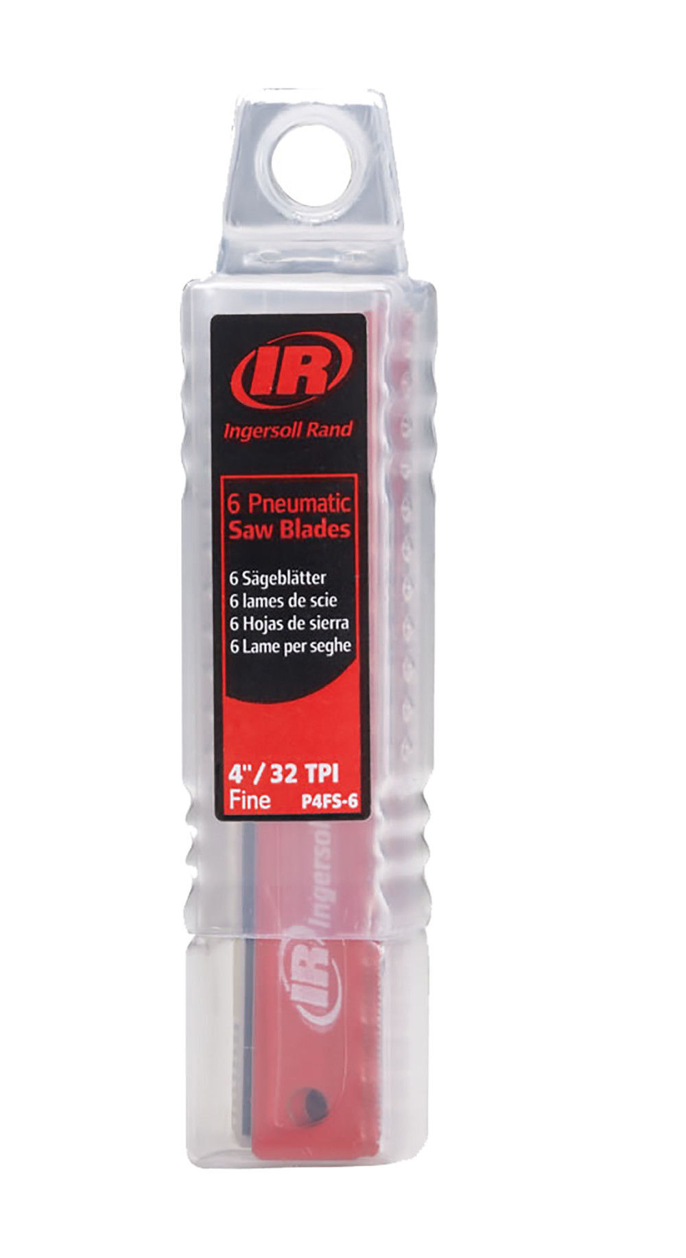 Ingersoll Rand 4 Inch 32 TPI Bi-Metal Fine Air Reciprocating Saw Blades, 6 Pieces, large image number 4
